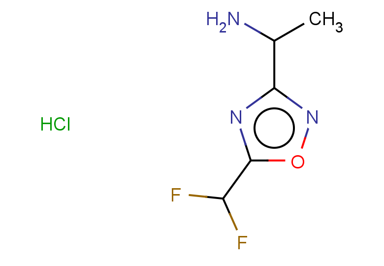 1-[5-(difluoromethyl)-1,2,4-oxadiazol-3-yl]ethan-1-amine hydrochloride