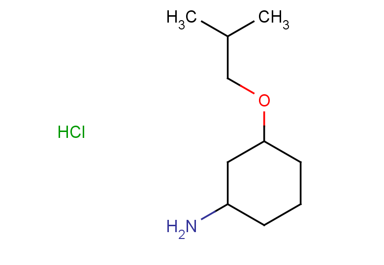 3-(2-methylpropoxy)cyclohexan-1-amine hydrochloride