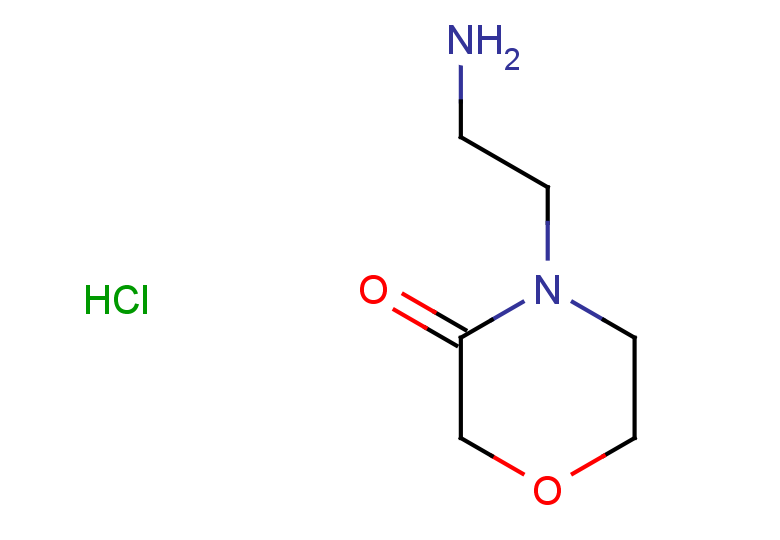 4-(2-aminoethyl)morpholin-3-one hydrochloride