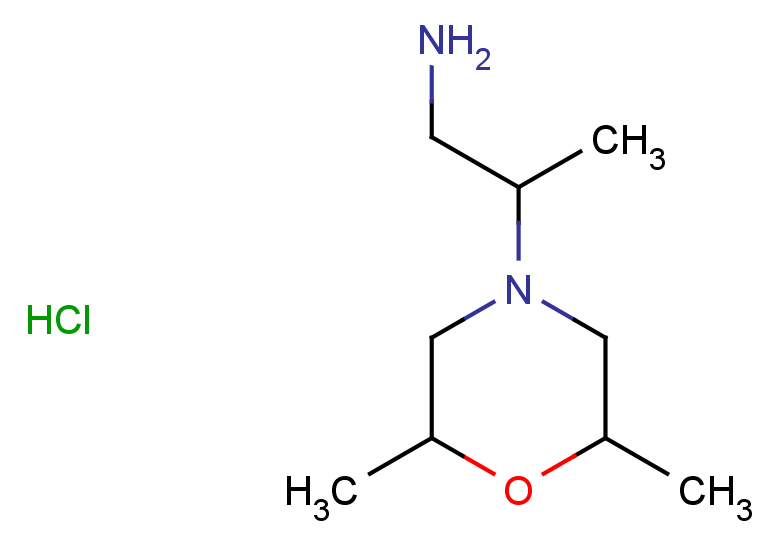 2-(2,6-dimethylmorpholin-4-yl)propan-1-amine hydrochloride