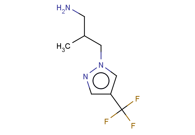 2-methyl-3-[4-(trifluoromethyl)-1H-pyrazol-1-yl]propan-1-amine