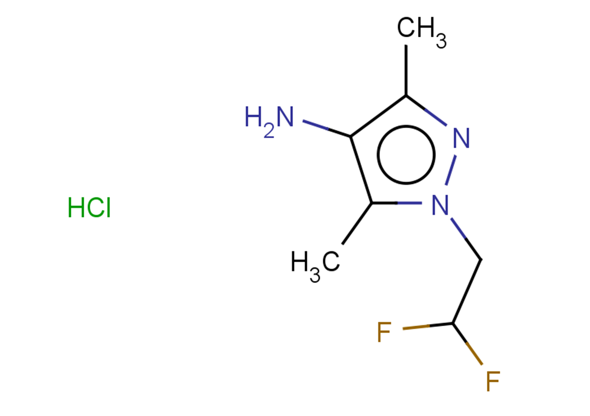 1-(2,2-difluoroethyl)-3,5-dimethyl-1H-pyrazol-4-amine hydrochloride