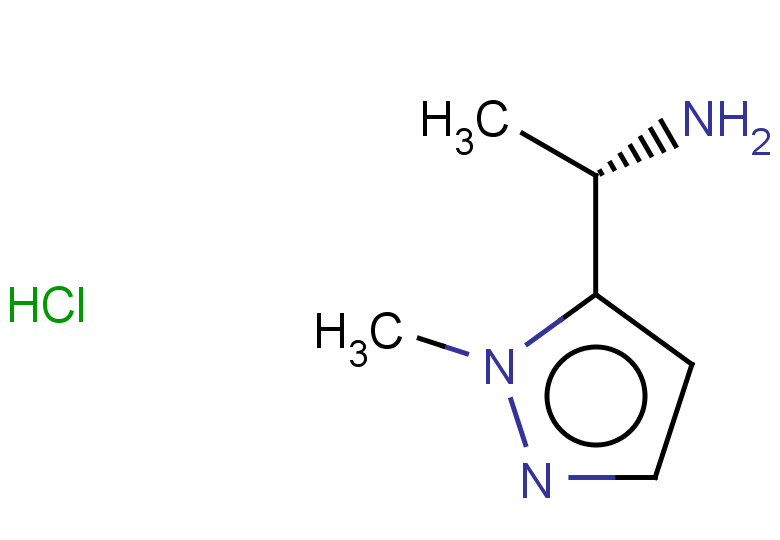 (1S)-1-(1-methyl-1H-pyrazol-5-yl)ethan-1-amine hydrochloride