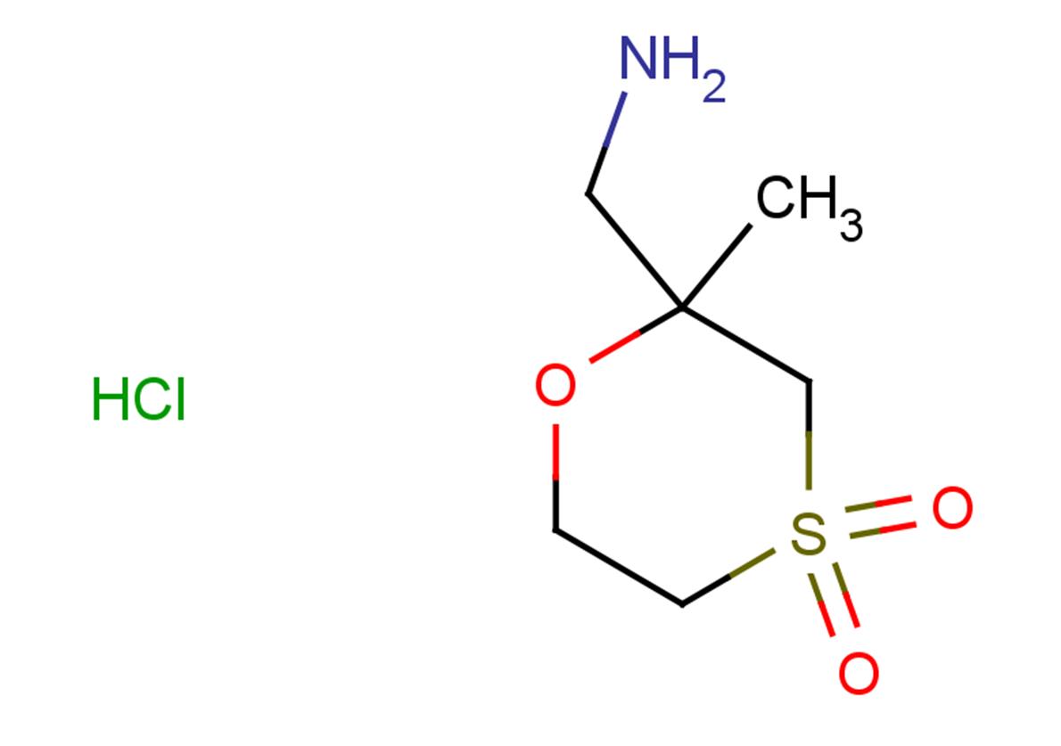2-(aminomethyl)-2-methyl-1,4lambda6-oxathiane-4,4-dione hydrochloride
