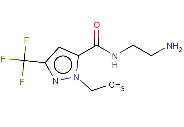 N-(2-aminoethyl)-1-ethyl-3-(trifluoromethyl)-1H-pyrazole-5-carboxamide