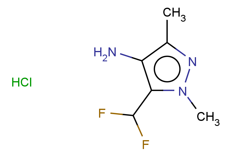 5-(difluoromethyl)-1,3-dimethyl-1H-pyrazol-4-amine hydrochloride
