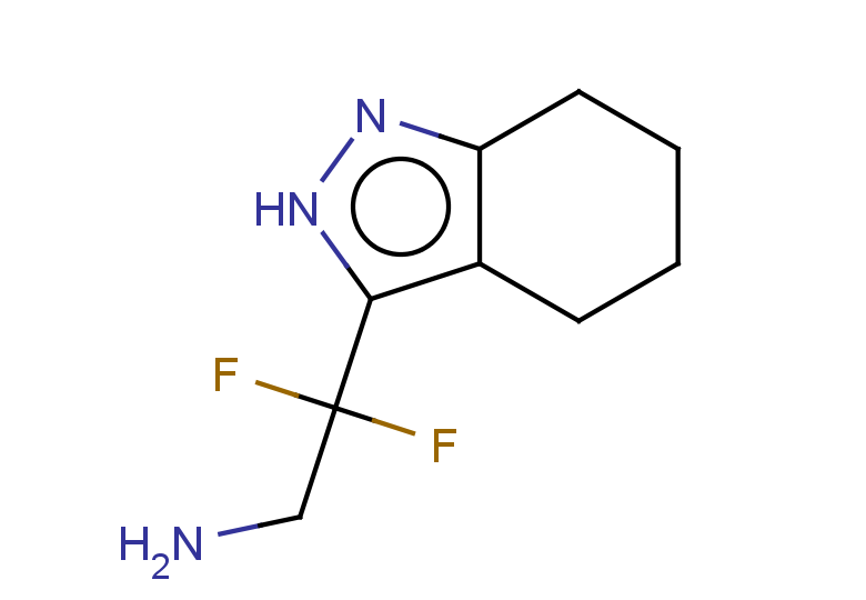2,2-difluoro-2-(4,5,6,7-tetrahydro-2H-indazol-3-yl)ethan-1-amine