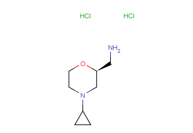 [(2S)-4-cyclopropylmorpholin-2-yl]methanamine dihydrochloride