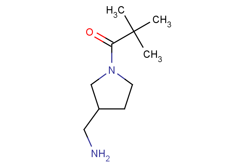 1-[3-(aminomethyl)pyrrolidin-1-yl]-2,2-dimethylpropan-1-one