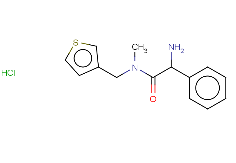 2-amino-N-methyl-2-phenyl-N-(thiophen-3-ylmethyl)acetamide hydrochloride