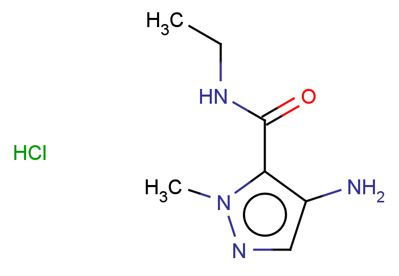 4-amino-N-ethyl-1-methyl-1H-pyrazole-5-carboxamide hydrochloride