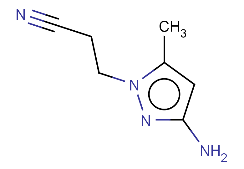 3-(3-amino-5-methyl-1H-pyrazol-1-yl)propanenitrile