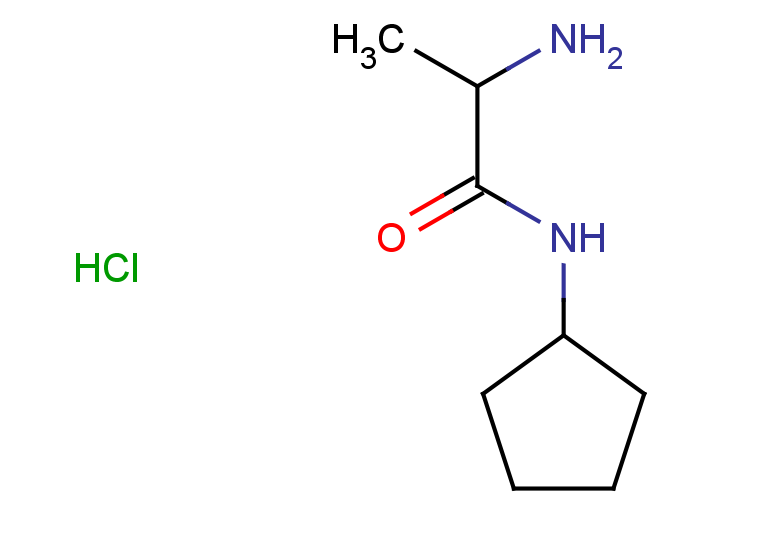 2-amino-N-cyclopentylpropanamide hydrochloride