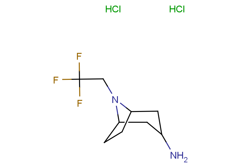 8-(2,2,2-trifluoroethyl)-8-azabicyclo[3.2.1]octan-3-amine dihydrochloride, Mixture of diastereomers