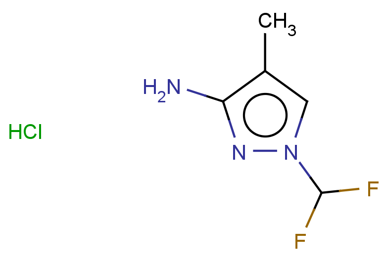 1-(difluoromethyl)-4-methyl-1H-pyrazol-3-amine hydrochloride