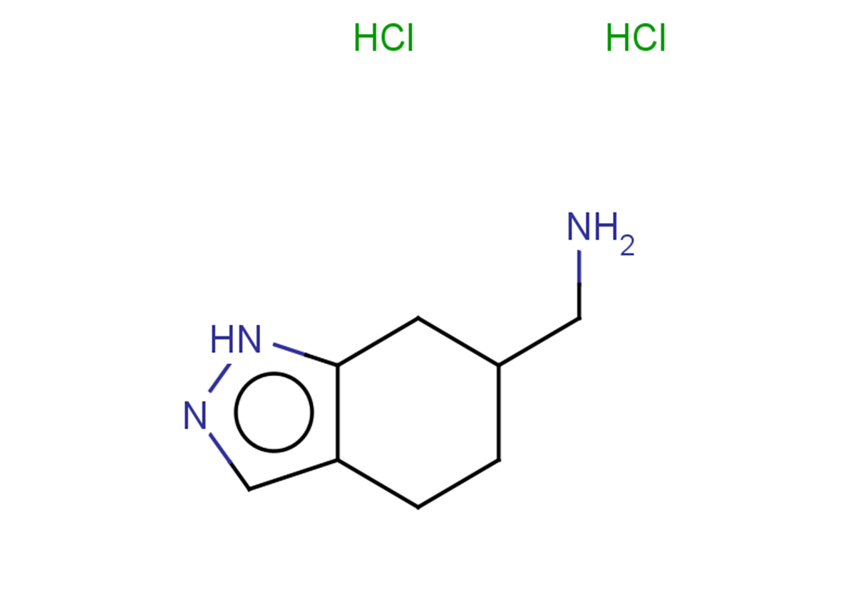 (4,5,6,7-tetrahydro-1H-indazol-6-yl)methanamine dihydrochloride