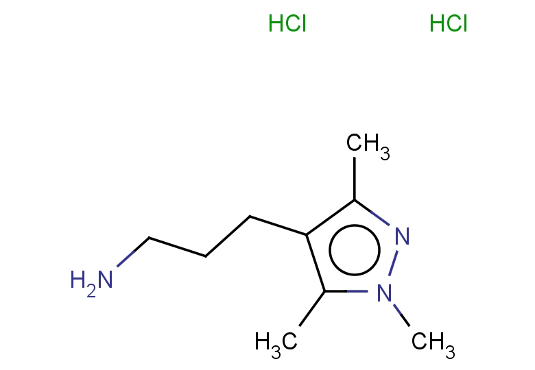 3-(1,3,5-trimethyl-1H-pyrazol-4-yl)propan-1-amine dihydrochloride