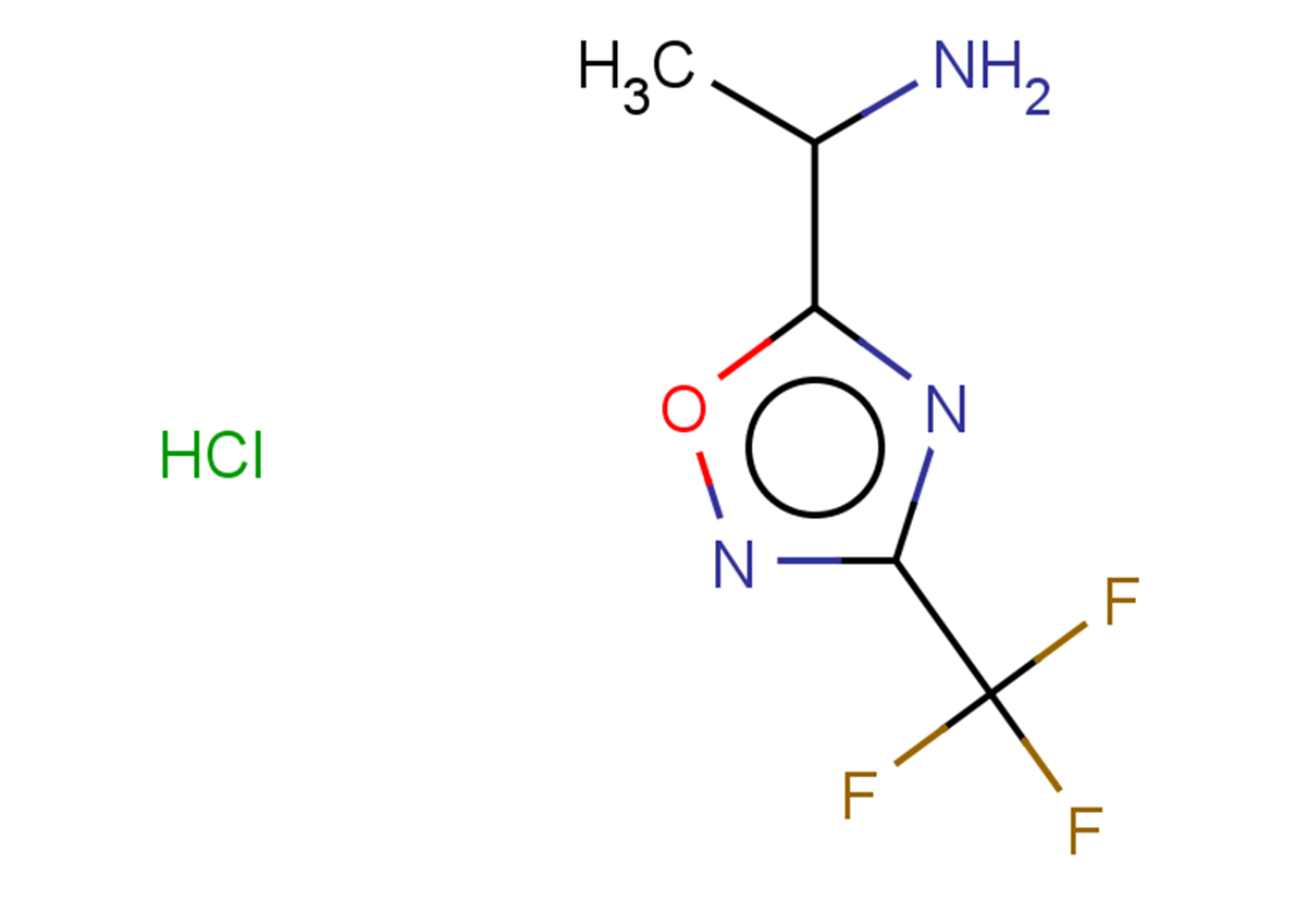 1-[3-(trifluoromethyl)-1,2,4-oxadiazol-5-yl]ethan-1-amine hydrochloride