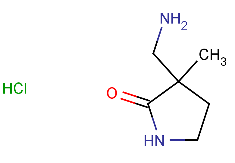 3-(aminomethyl)-3-methylpyrrolidin-2-one hydrochloride