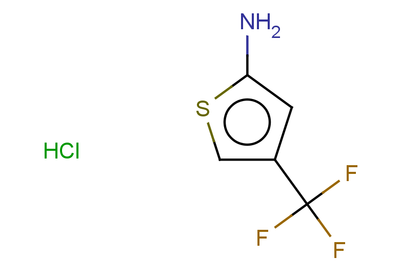 4-(trifluoromethyl)thiophen-2-amine hydrochloride