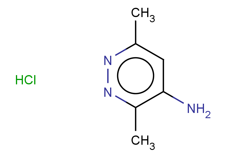 3,6-dimethylpyridazin-4-amine hydrochloride
