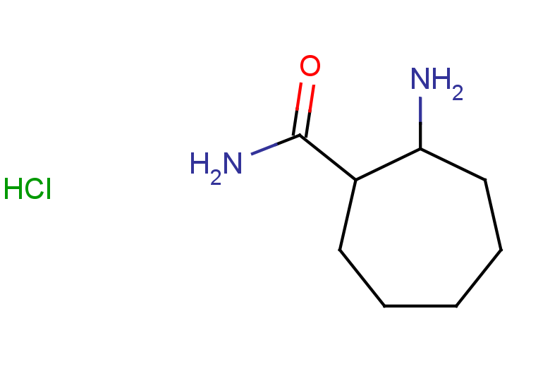 2-aminocycloheptane-1-carboxamide hydrochloride