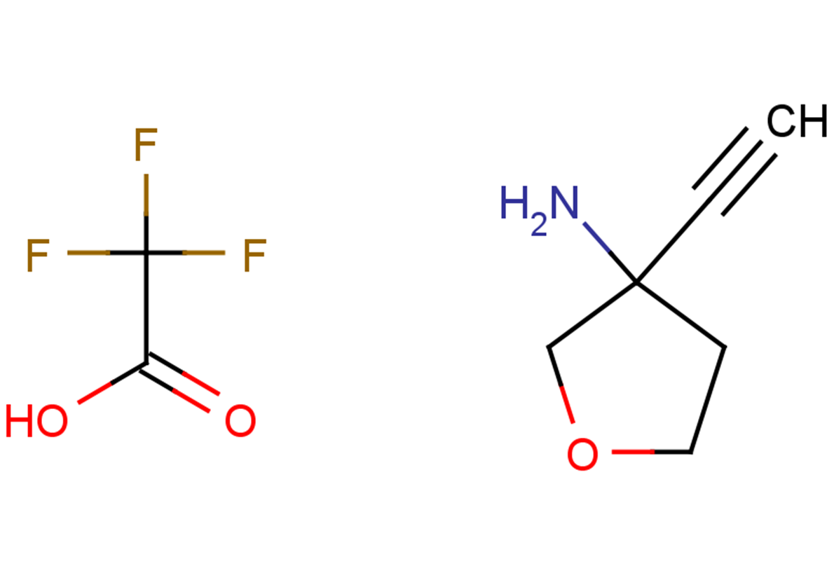 3-ethynyloxolan-3-amine, trifluoroacetic acid