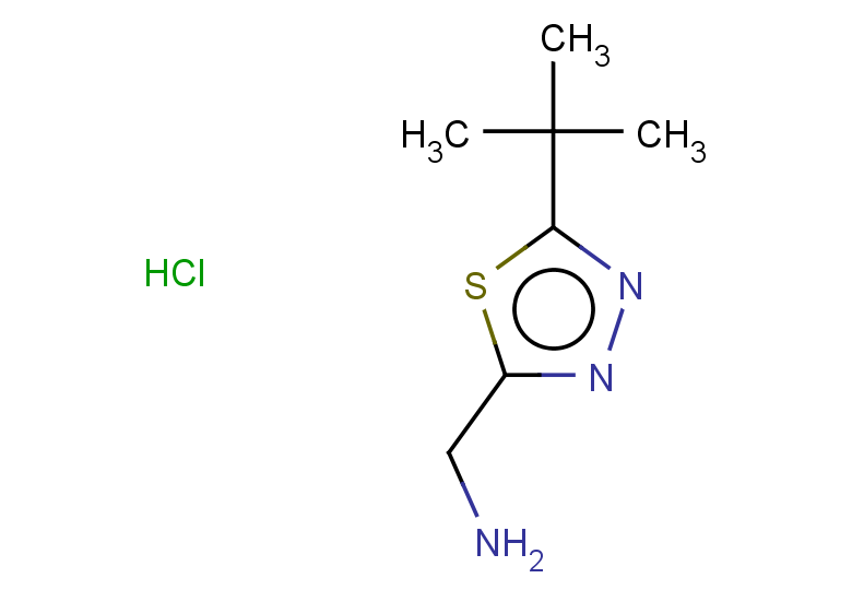 (5-tert-butyl-1,3,4-thiadiazol-2-yl)methanamine hydrochloride