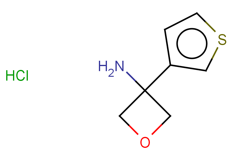 3-(thiophen-3-yl)oxetan-3-amine hydrochloride
