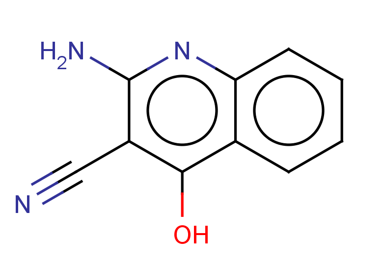 2-amino-4-hydroxyquinoline-3-carbonitrile