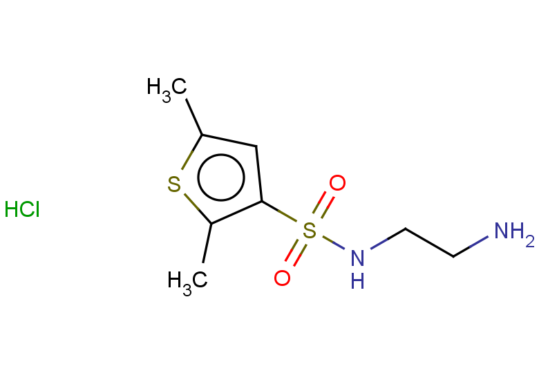 N-(2-aminoethyl)-2,5-dimethylthiophene-3-sulfonamide hydrochloride