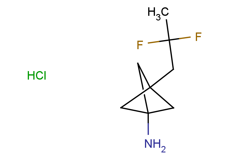 3-(2,2-difluoropropyl)bicyclo[1.1.1]pentan-1-amine hydrochloride