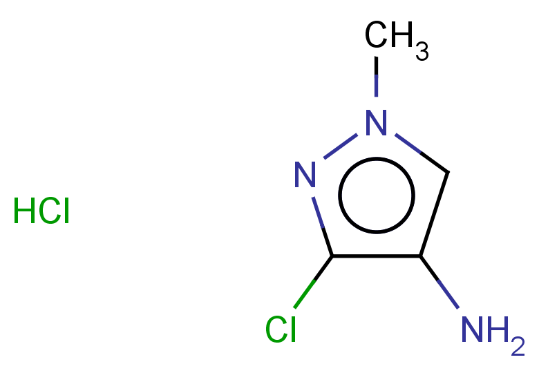 3-chloro-1-methyl-1H-pyrazol-4-amine hydrochloride