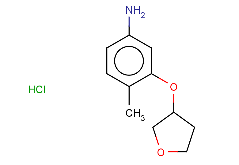 4-methyl-3-(oxolan-3-yloxy)aniline hydrochloride