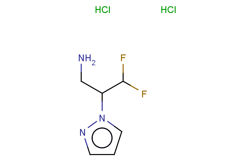3,3-difluoro-2-(1H-pyrazol-1-yl)propan-1-amine dihydrochloride
