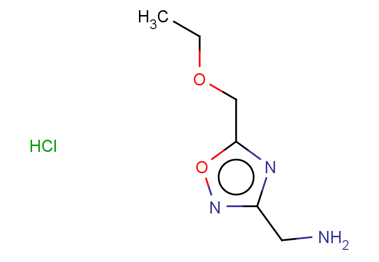 1-[5-(ethoxymethyl)-1,2,4-oxadiazol-3-yl]methanamine hydrochloride