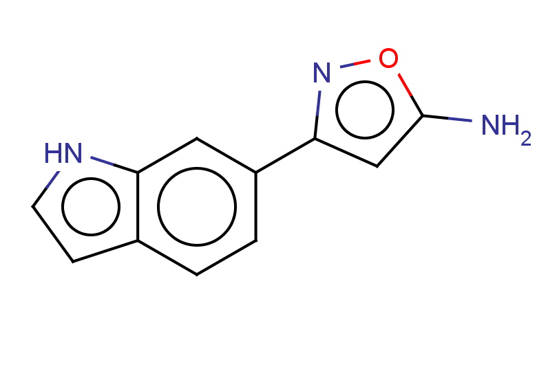 3-(1H-indol-6-yl)-1,2-oxazol-5-amine