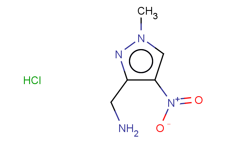 1-(1-methyl-4-nitro-1H-pyrazol-3-yl)methanamine hydrochloride