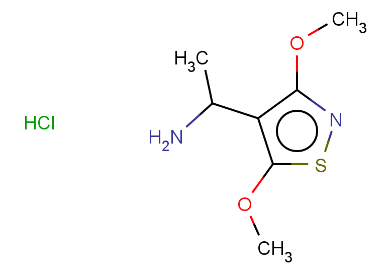 1-(dimethoxy-1,2-thiazol-4-yl)ethan-1-amine hydrochloride