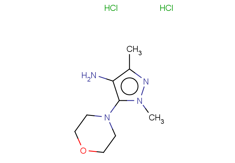 1,3-dimethyl-5-(morpholin-4-yl)-1H-pyrazol-4-amine dihydrochloride