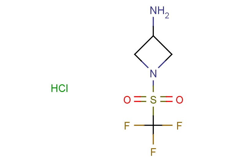1-trifluoromethanesulfonylazetidin-3-amine hydrochloride