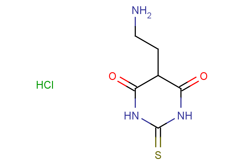 5-(2-aminoethyl)-2-sulfanylidene-1,3-diazinane-4,6-dione hydrochloride