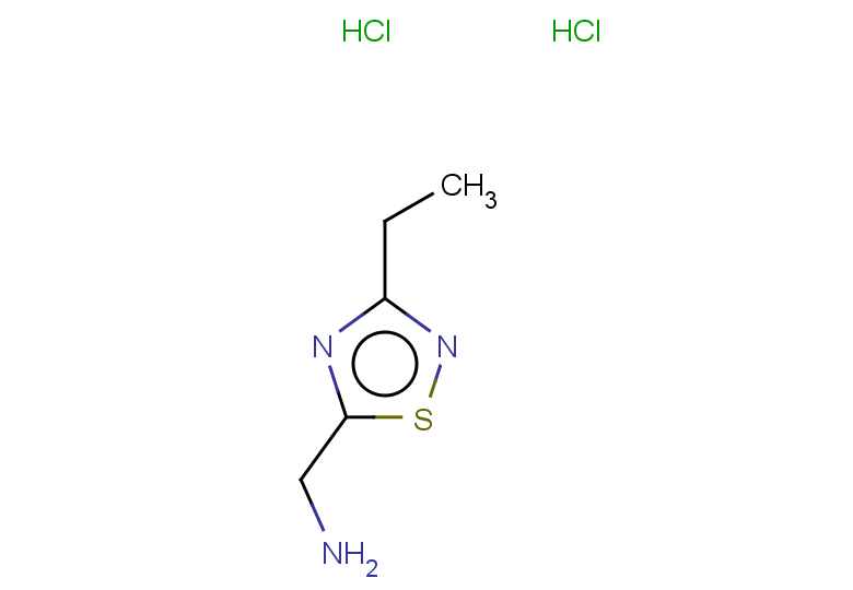 1-(3-ethyl-1,2,4-thiadiazol-5-yl)methanamine dihydrochloride