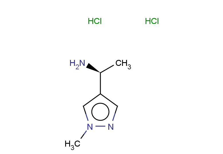 (1S)-1-(1-methyl-1H-pyrazol-4-yl)ethan-1-amine dihydrochloride