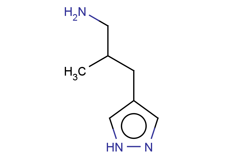 2-methyl-3-(1H-pyrazol-4-yl)propan-1-amine