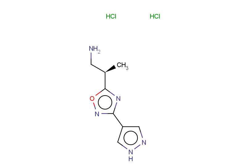 (2R)-2-[3-(1H-pyrazol-4-yl)-1,2,4-oxadiazol-5-yl]propan-1-amine dihydrochloride