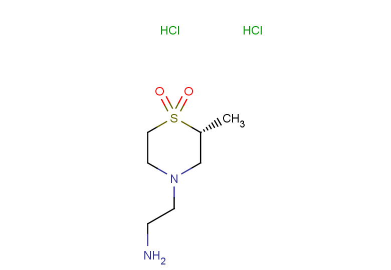 (2R)-4-(2-aminoethyl)-2-methyl-1lambda6-thiomorpholine-1,1-dione dihydrochloride