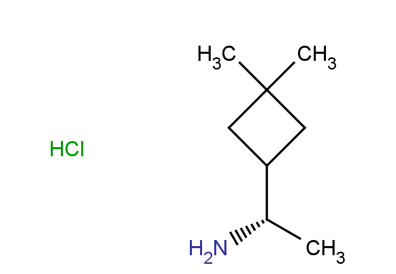 (1S)-1-(3,3-dimethylcyclobutyl)ethan-1-amine hydrochloride