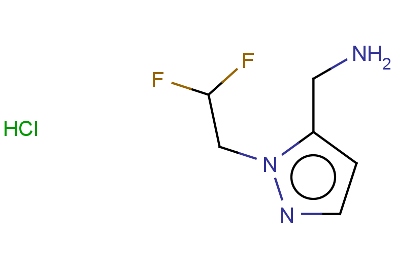 [1-(2,2-difluoroethyl)-1H-pyrazol-5-yl]methanamine hydrochloride