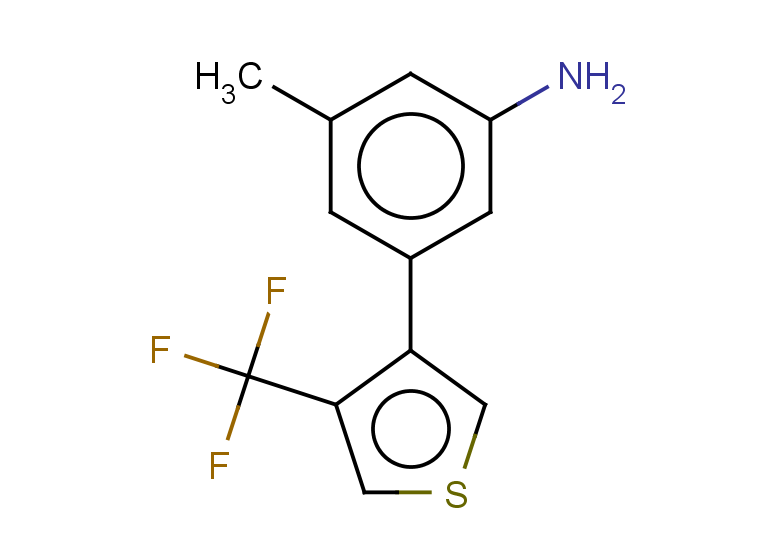 3-methyl-5-[4-(trifluoromethyl)thiophen-3-yl]aniline
